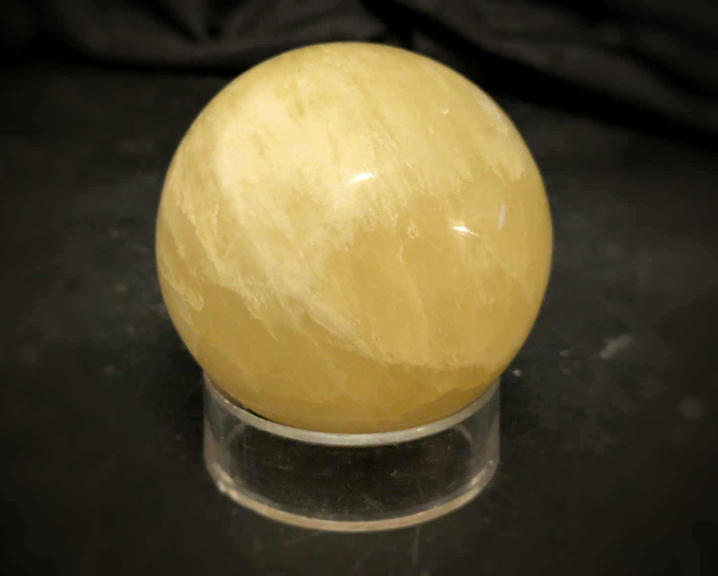 Lemon Calcite Sphere