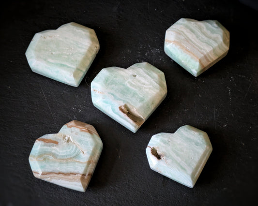 Caribbean Calcite Heart 2
