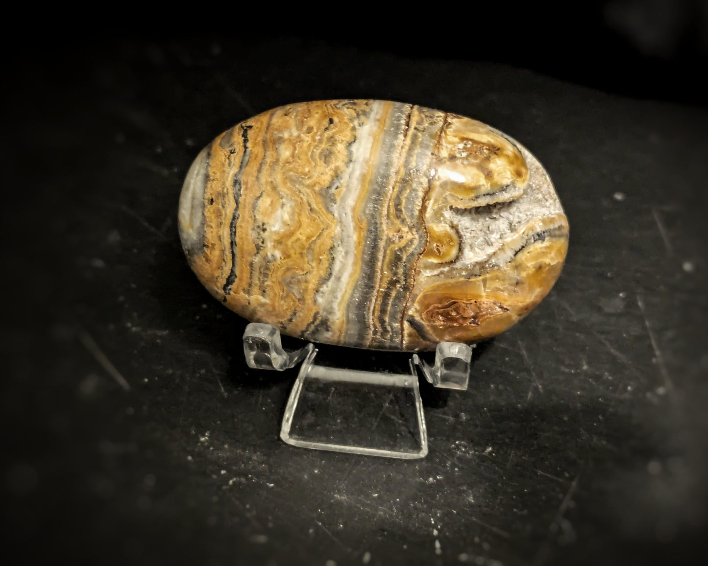 Brown Aragonite Palmstone