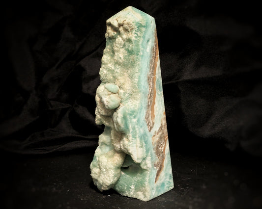 Blue Aragonite Drusy Obelisk 3