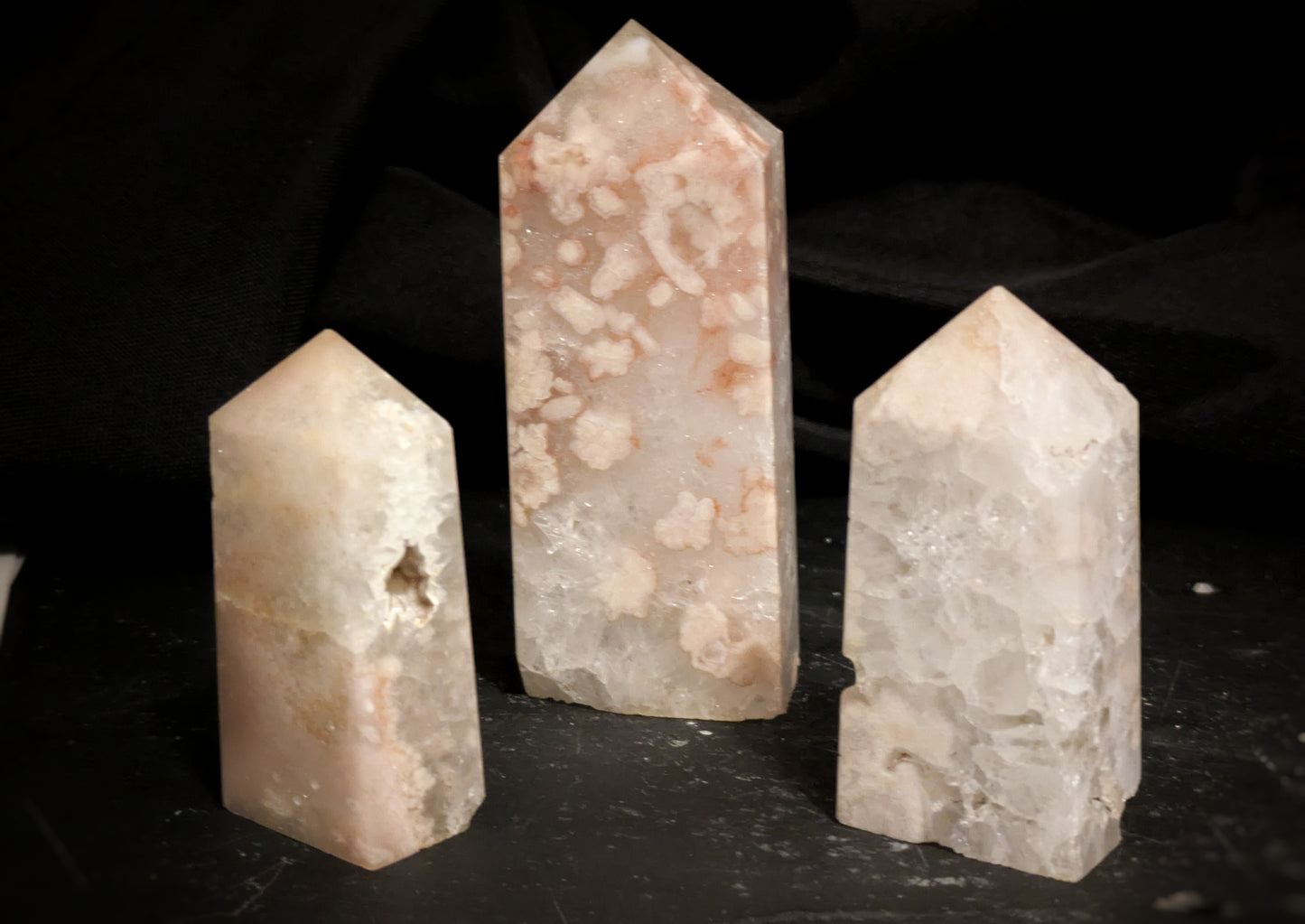 Flower Agate  Obelisk 1