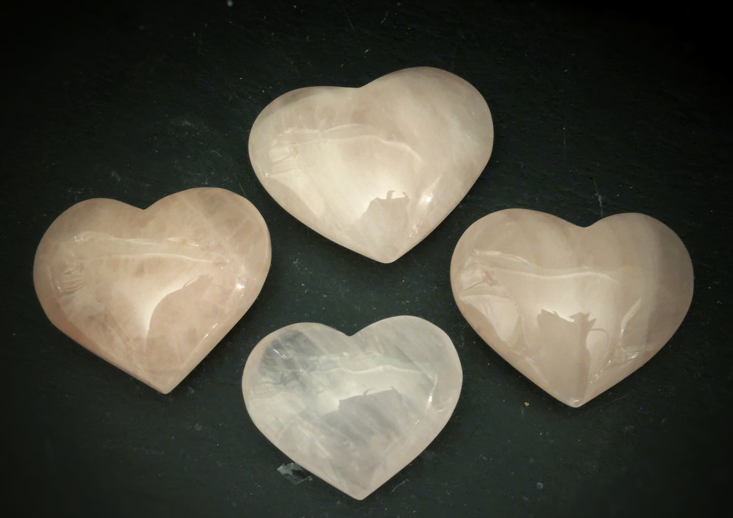 Rose Quartz Heart 1