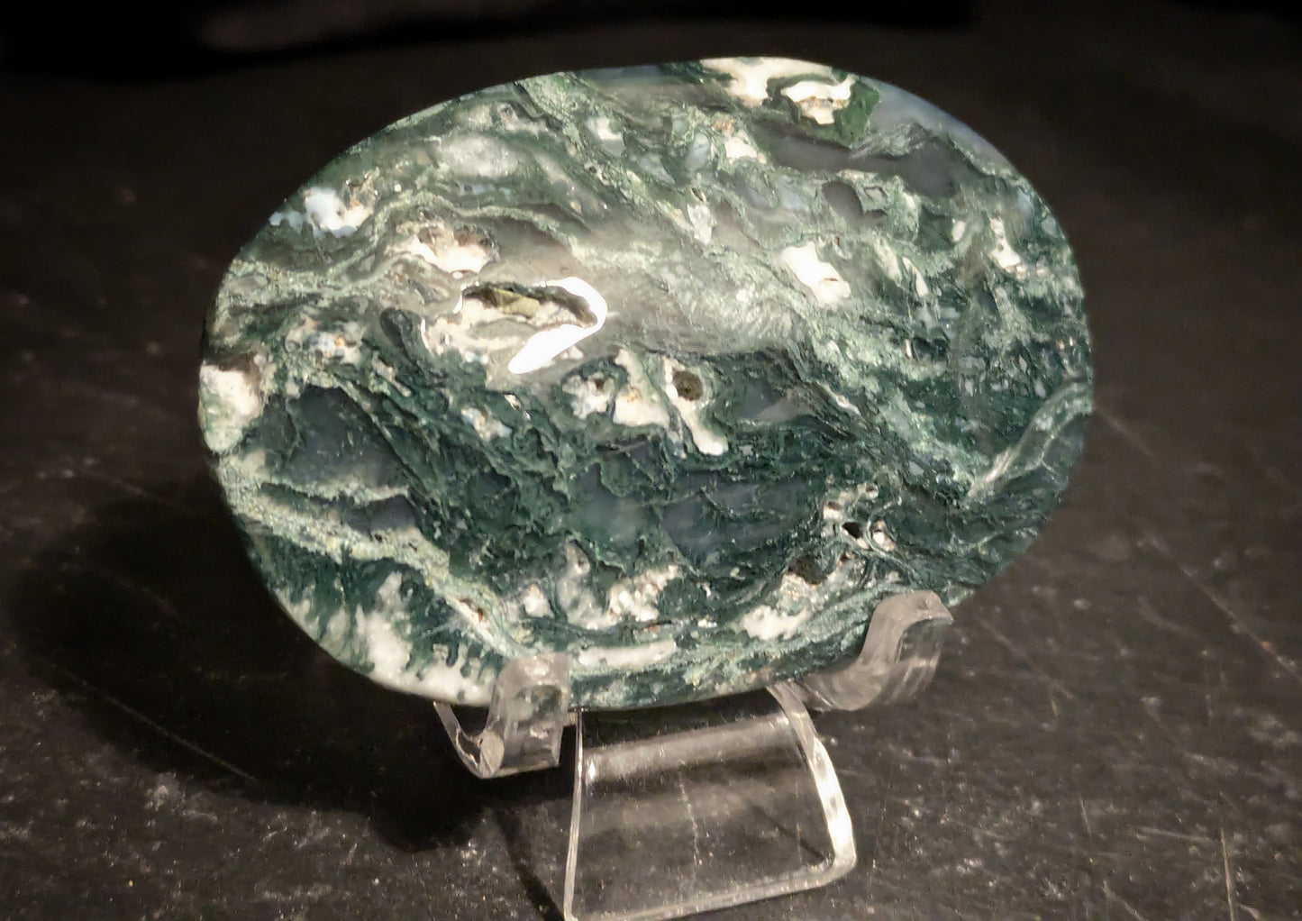 Moss Agate Palmstone