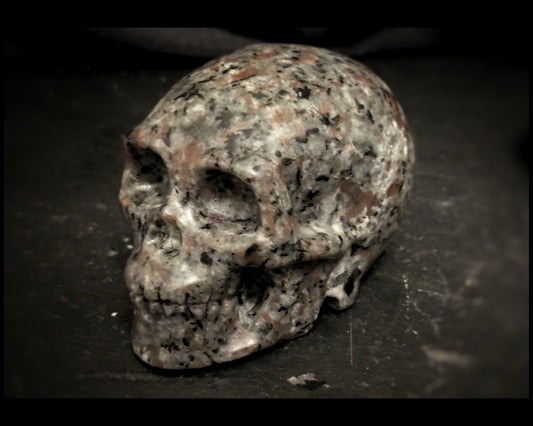 Yooperlite Skull Carving