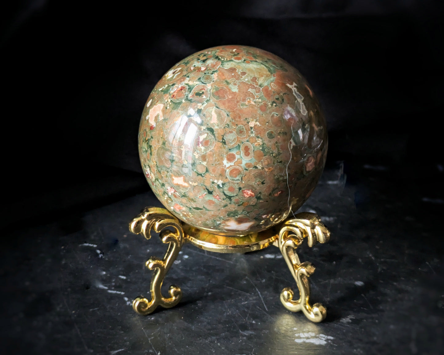 Rhyolite Green Sphere