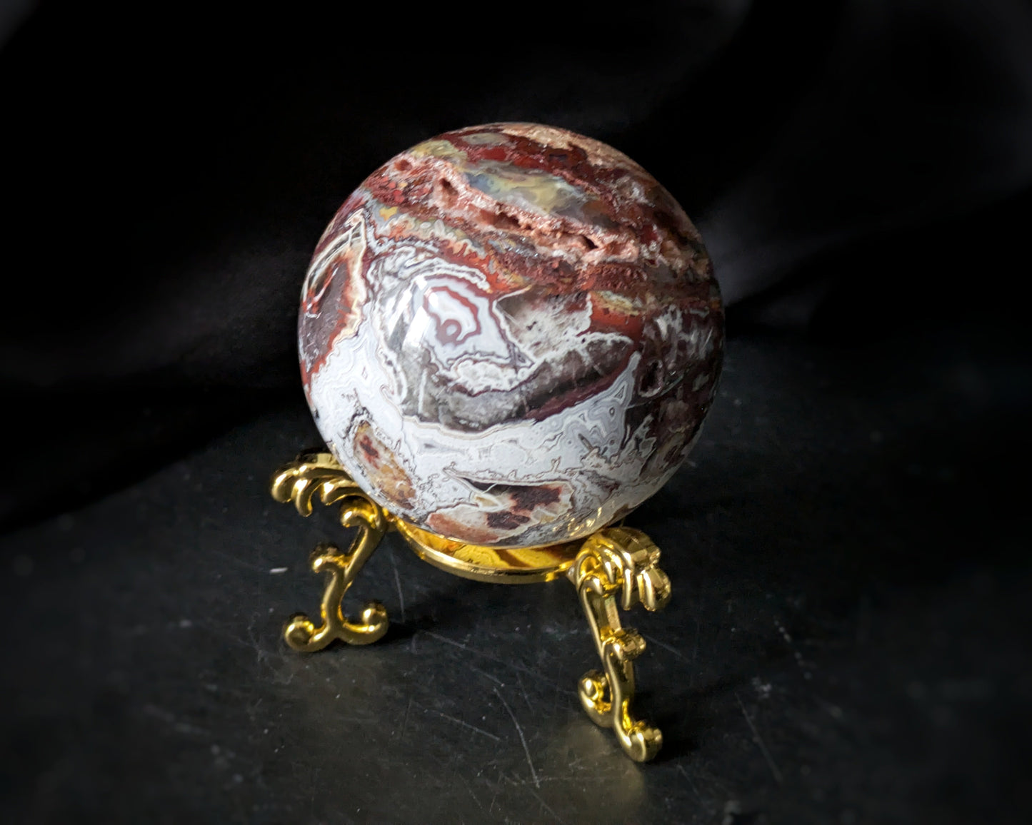 Mexican Agate Sphere 2