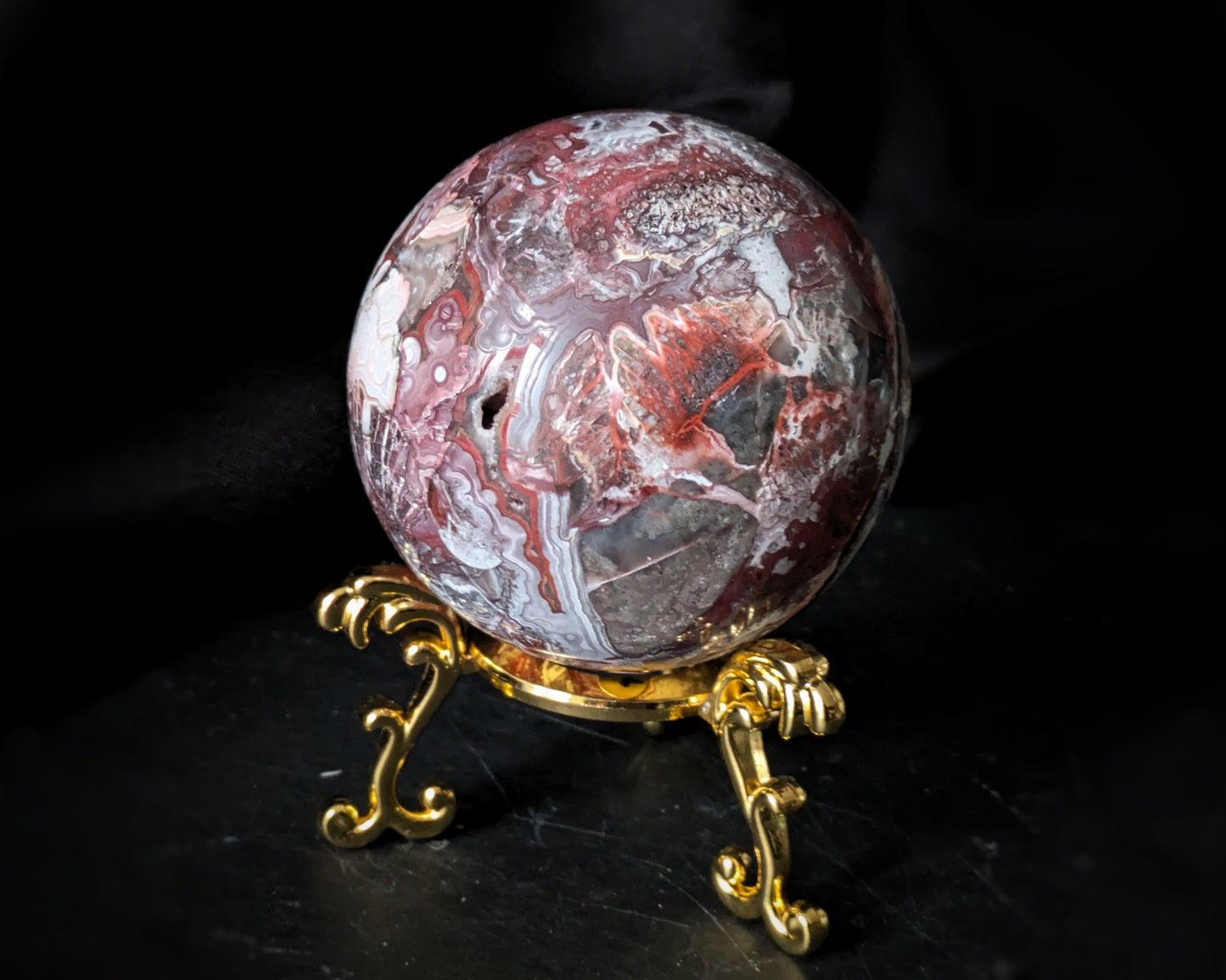 Mexican Agate Sphere 4