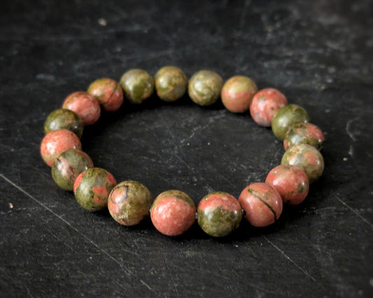 Unakite Bracelet 8mm