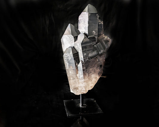 Smoke Quartz Specimen On Stand 1