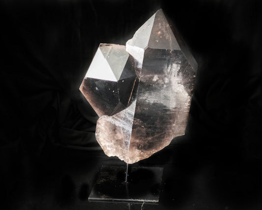 Smoke Quartz Specimen On Stand 2