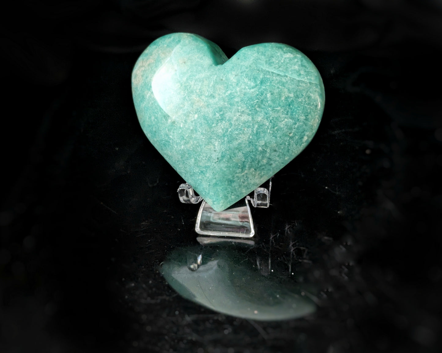 Amazonite Heart