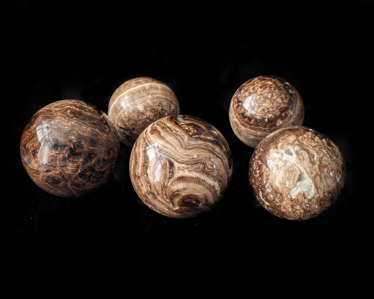 Chocolate Calcite Sphere 3