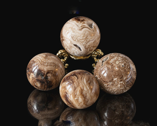 Chocolate Calcite Sphere 3