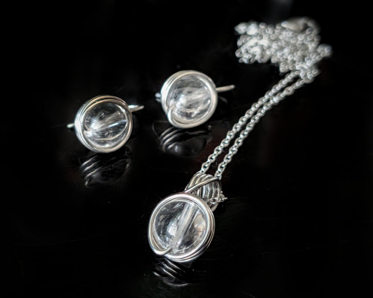 Clear Quartz Jewellery Set 7