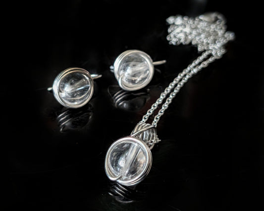 Clear Quartz Jewellery Set 7