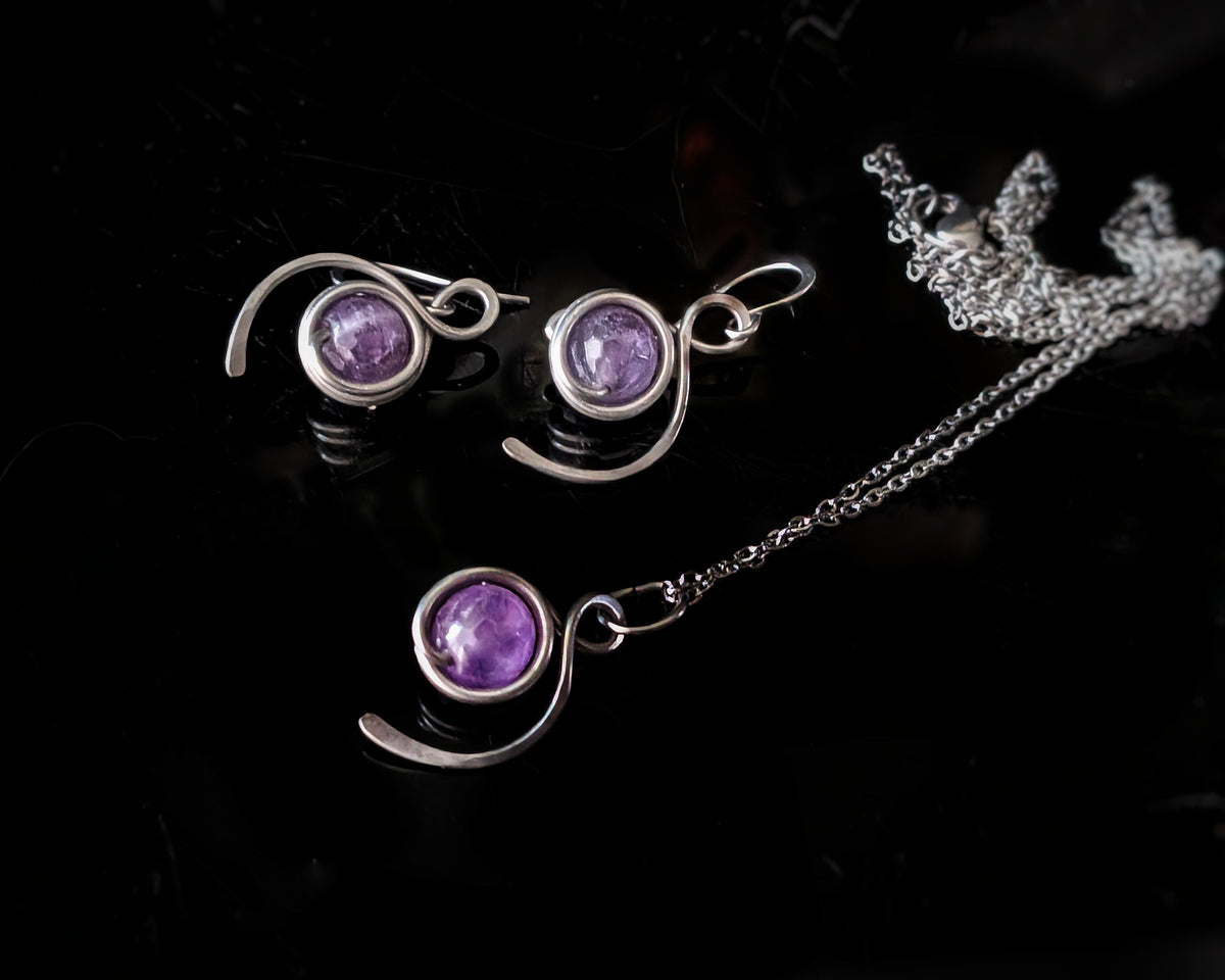 Amethyst Jewellery Set 6