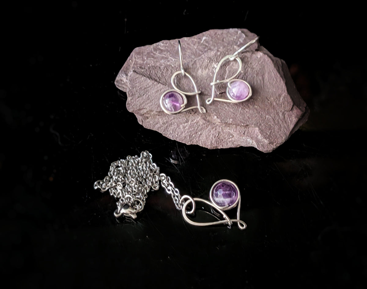 Amethyst Jewellery Set 5