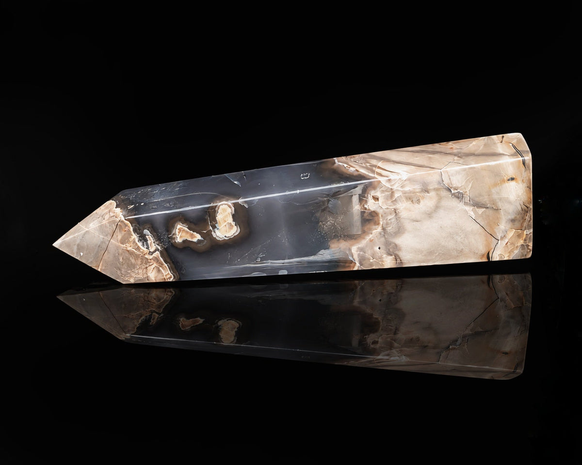 Volcano Agate Obelisk 2