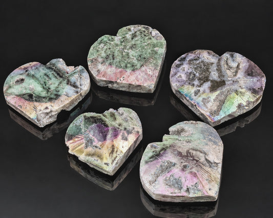 Angel Aura Sphalerite Hearts