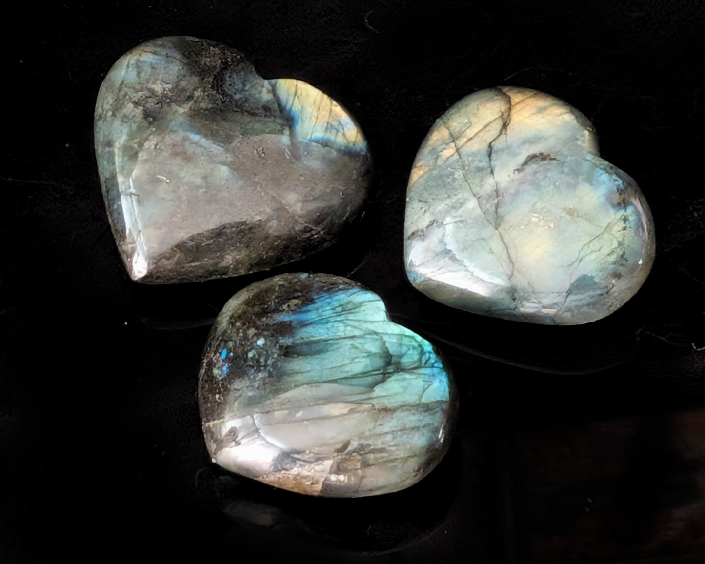 Labradorite Heart 1