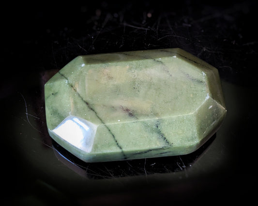 Green Serpentine Palmstone