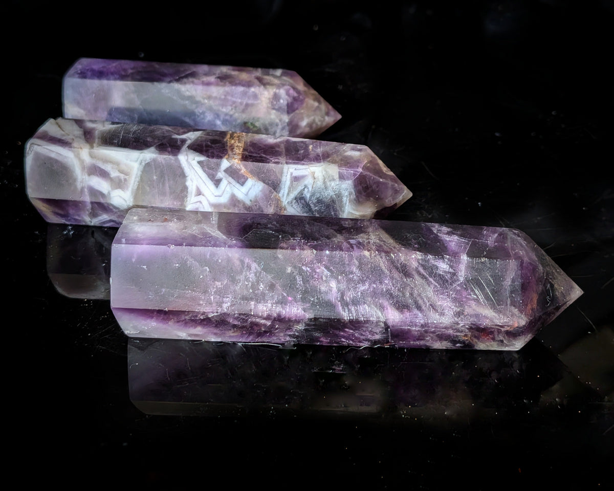 Amethyst Chevron Obelisk 1