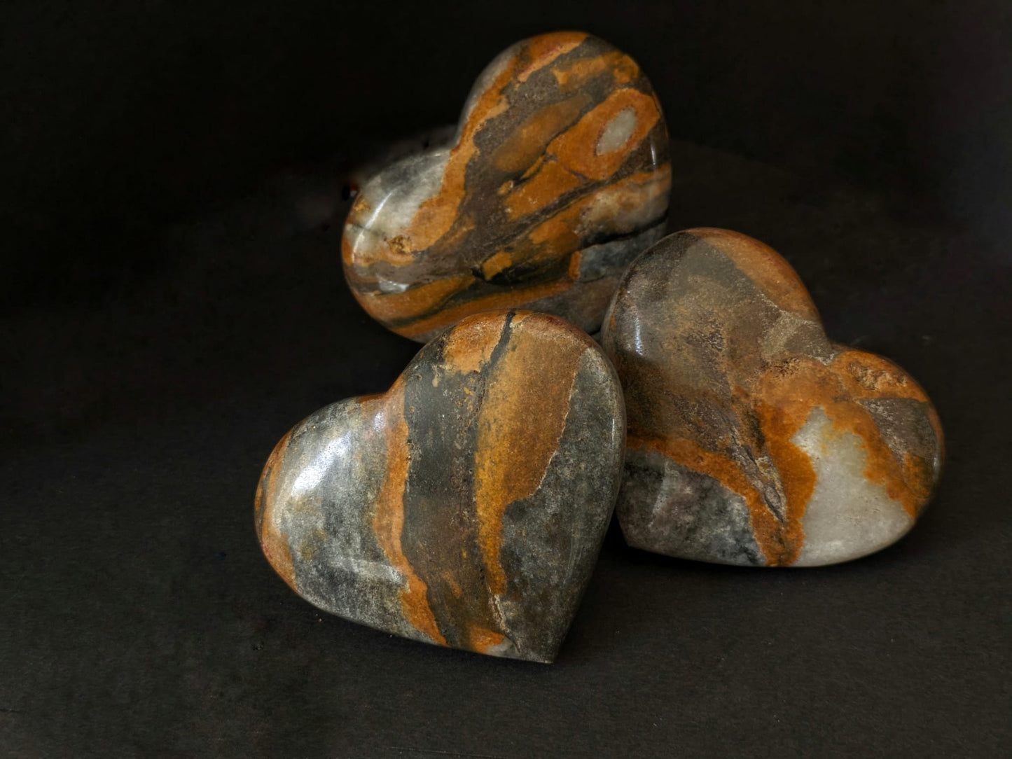 Bumblebee Jasper Brown Heart