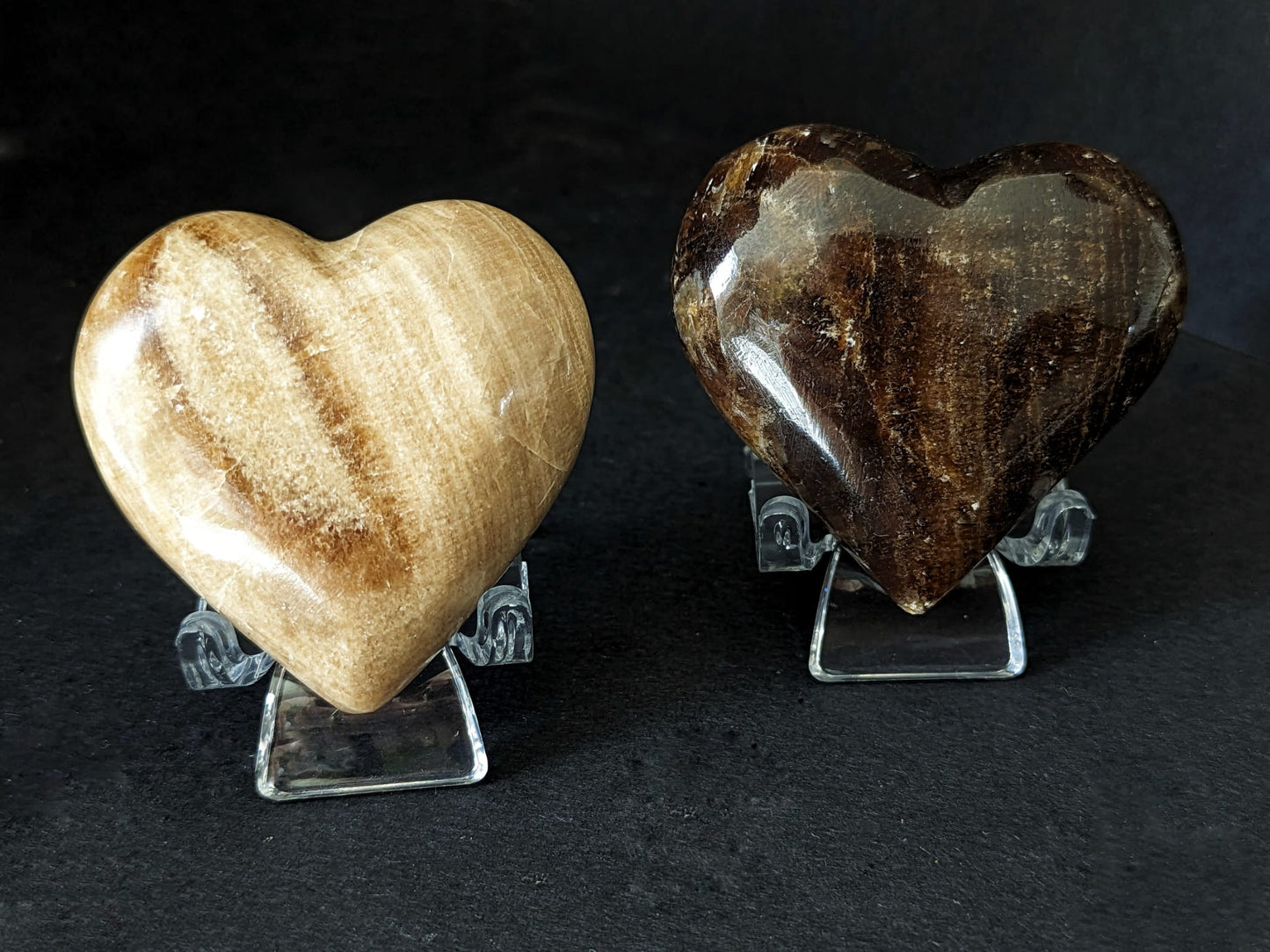 Chocolate Calcite Heart 1