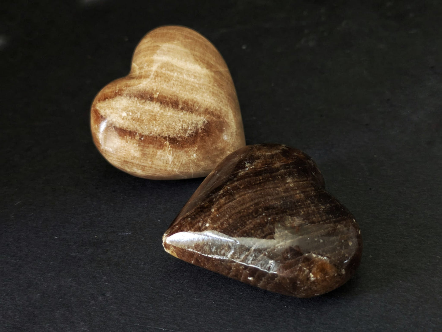 Chocolate Calcite Heart 1