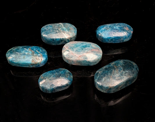 Blue Apatite Palmstone
