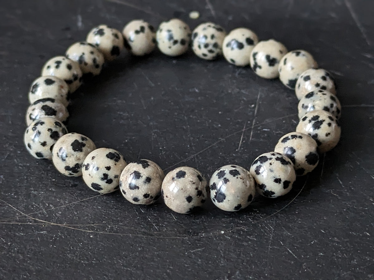 Dalmatian Jasper Bracelet 8mm