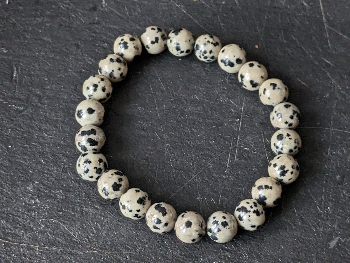 Dalmatian Jasper Bracelet 8mm
