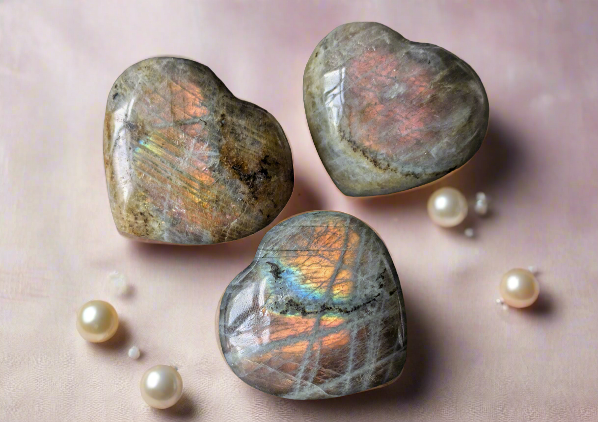 Labradorite Mini Heart