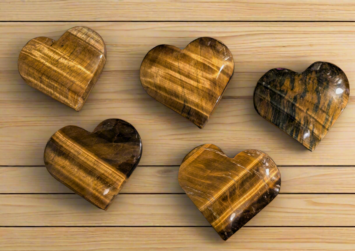 Tiger's Eye Heart 2