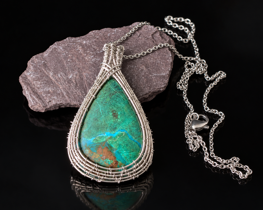 Chrysocolla Pendant 33