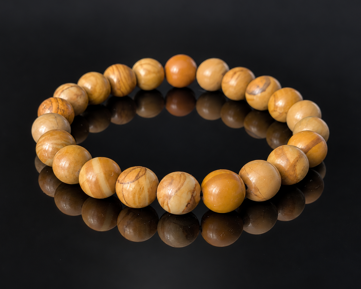 Picture Jasper Bracelet 8mm