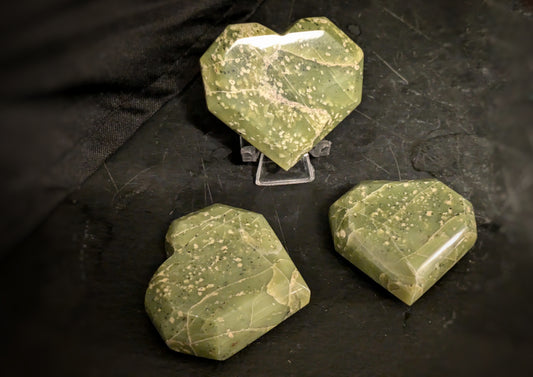 Yellow Serpentine Heart