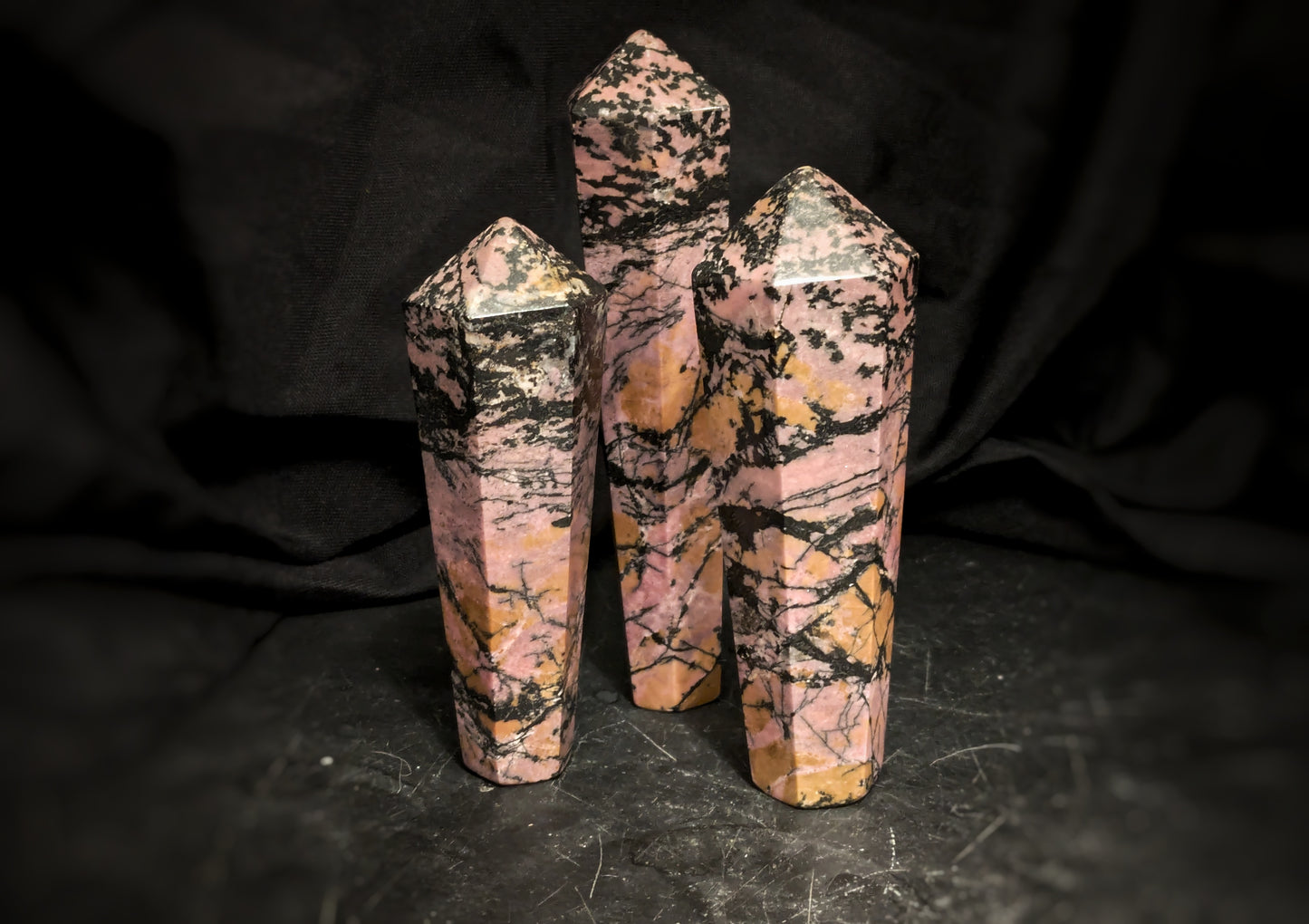 Rhodonite Wand Obelisk