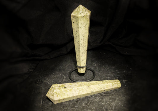 Yellow Serpentine Wand Obelisk
