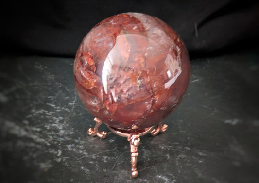 Fire Quartz Sphere 1