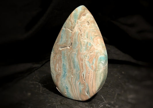 Blue Aragonite Flame 1
