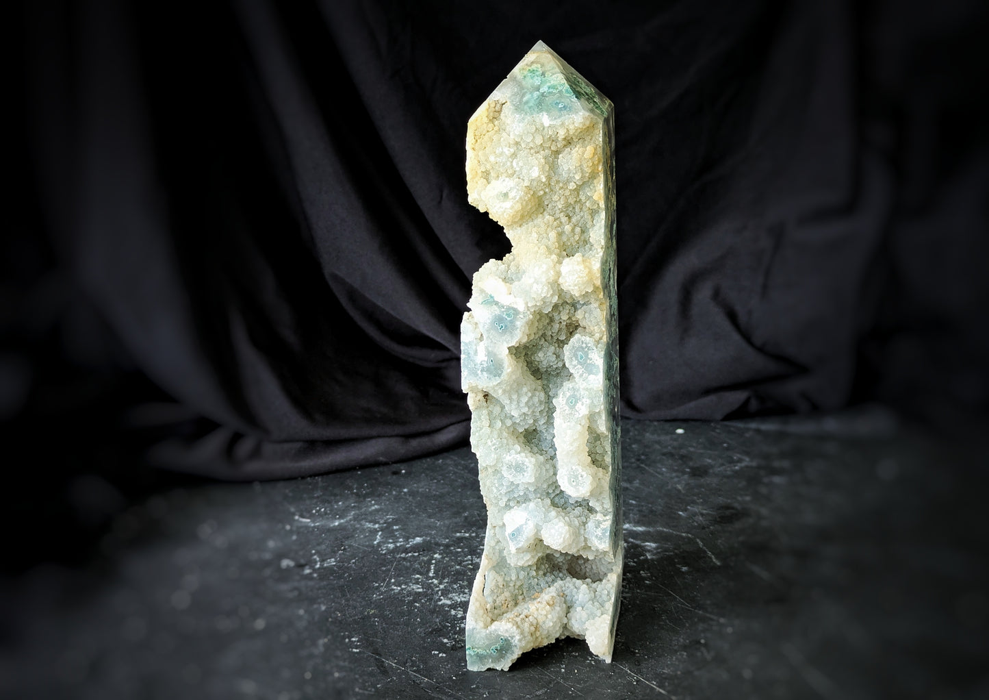 Moss Agate Obelisk 17