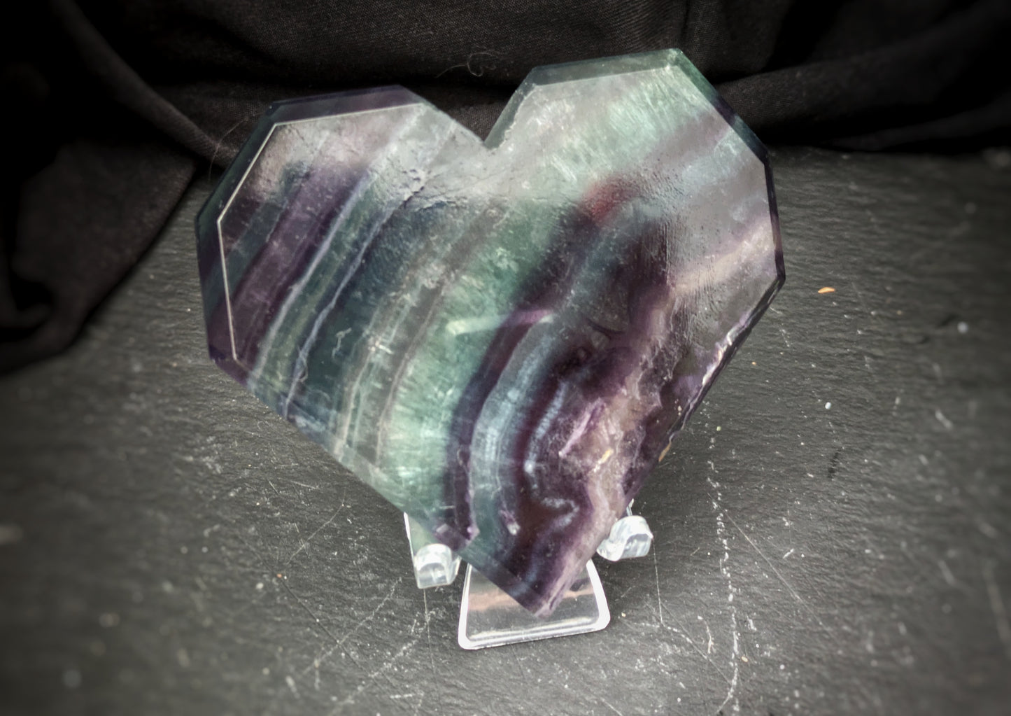 Fluorite Heart 1