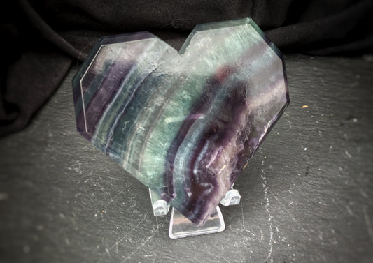 Fluorite Heart 1