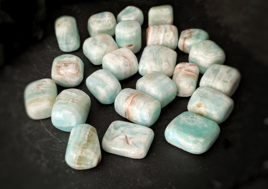 Caribbean Calcite Tumblestone