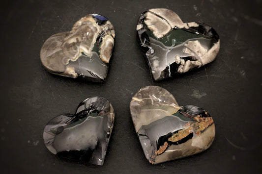 Vulcano Agate Heart