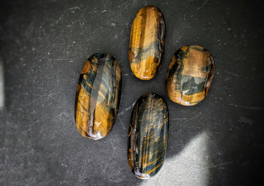 Tiger's Eye  Blue Palmstone