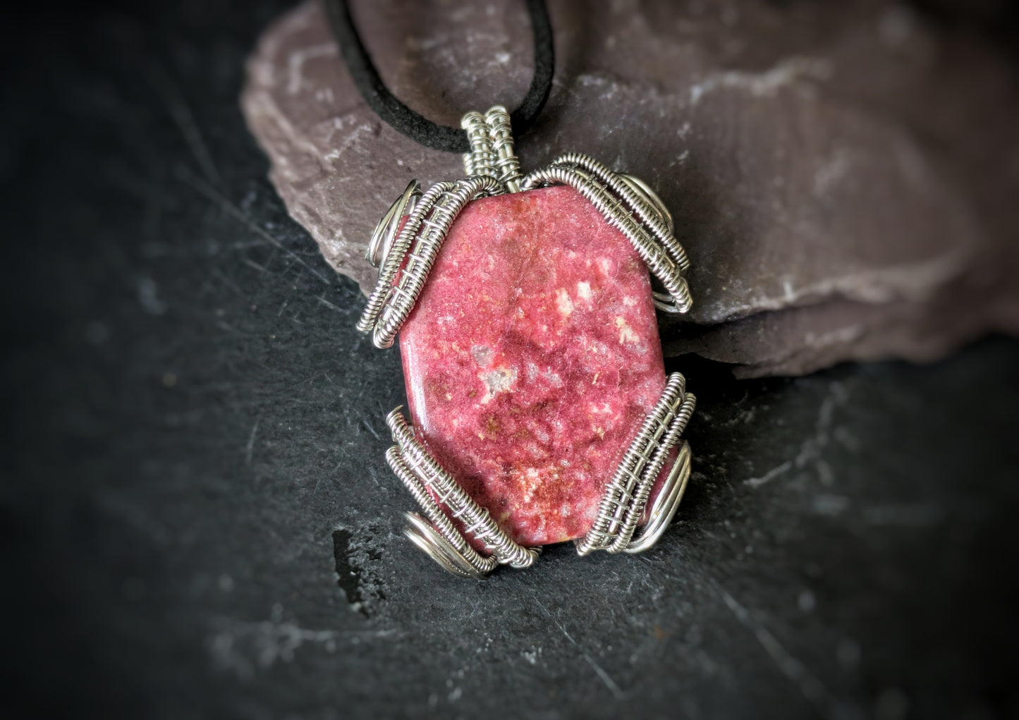 Thulite Pendant 2