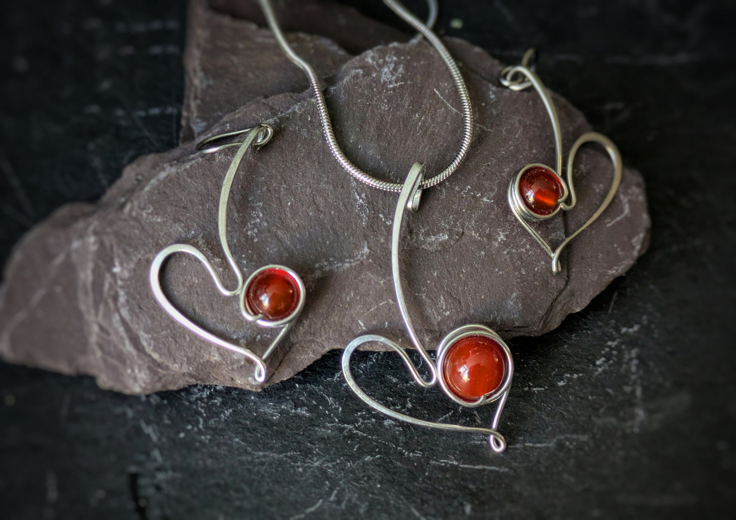 Carnelian Jewellery Set 5