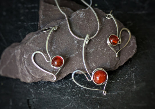 Carnelian Jewellery Set 5